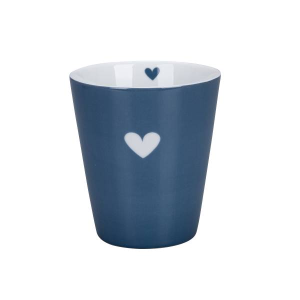 HAPPY MUG COLOURFUL HEART THUNDER BLUE